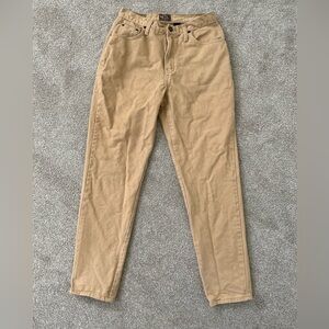 Express Vintage High Rise Beige Jeans Modern Size 28-29